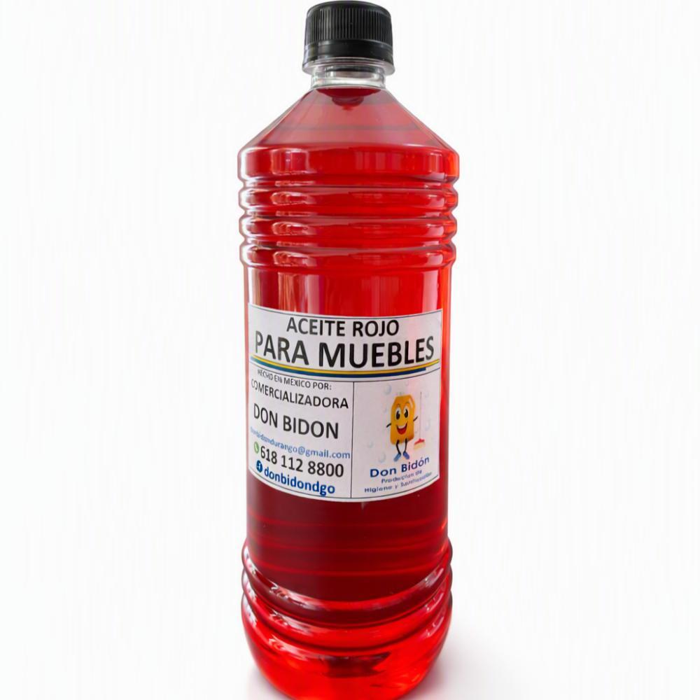 Aceite rojo para muebles